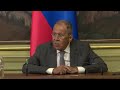 Совместная пресс-конференция С.Лаврова и С.Аблаквы по итогам переговоров