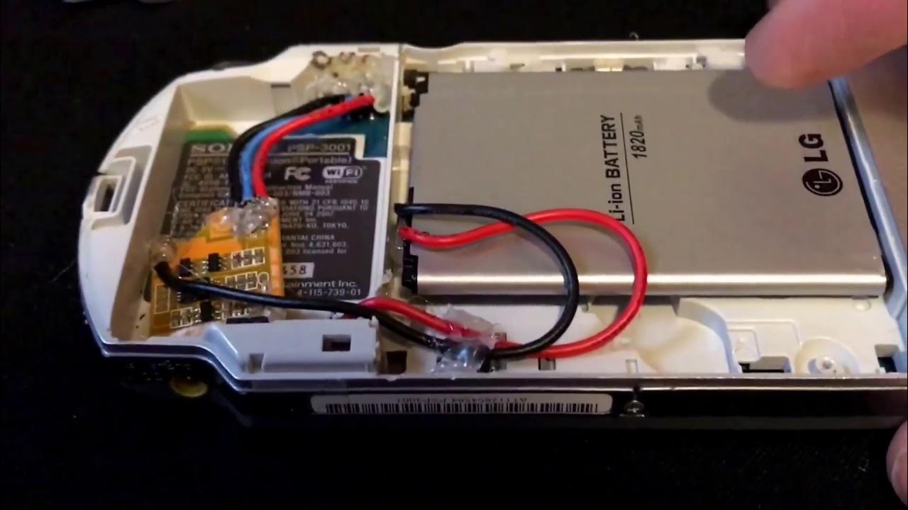 Как заменить аккумулятор на psp