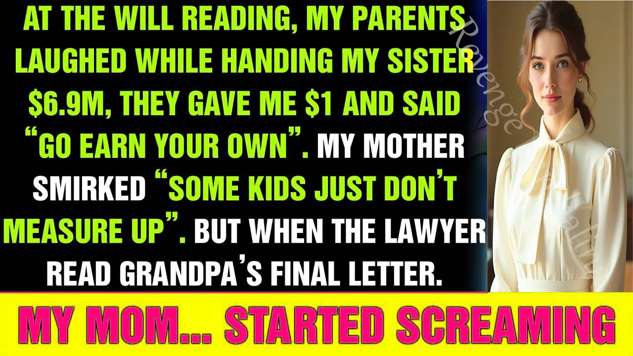 Mocked at the will—left with $1. Then my grandfather’s silence exposed everything.