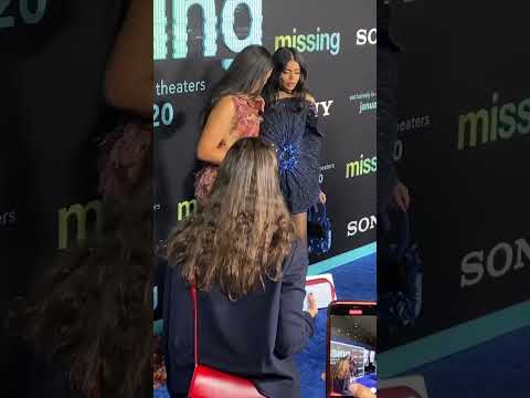 Storm Reid & Megan Suri Arrive at ‘Missing’ Premiere