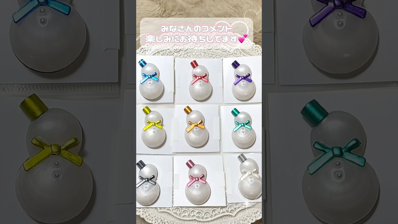 I want to add more color variations for the snowman! ☃️💕 Next