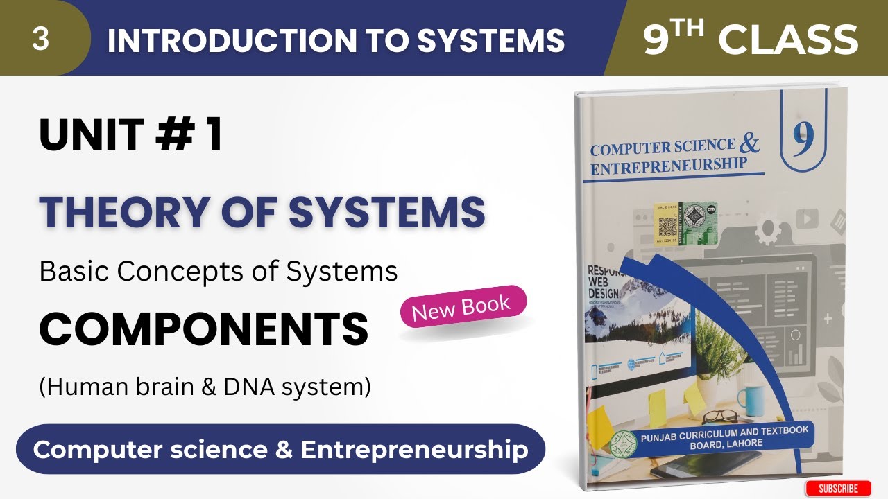 Class 9 Computer | Chapter 1 | Components | Human Body & DNA system