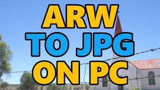 How to Convert ARW to JPG on Windows (Step by Step) How to Convert ARW to JPG on Windows (Step by Step)