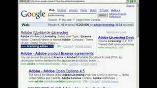 Internet Irony - Adobe Licensing