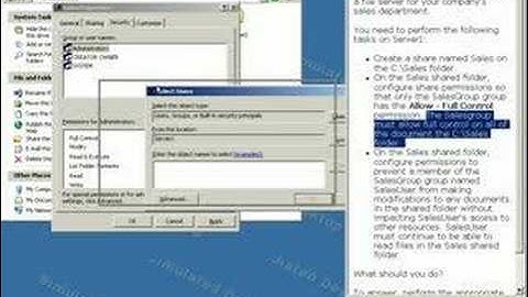 70-290 MCP MCSA MCSE Video Simulation 3