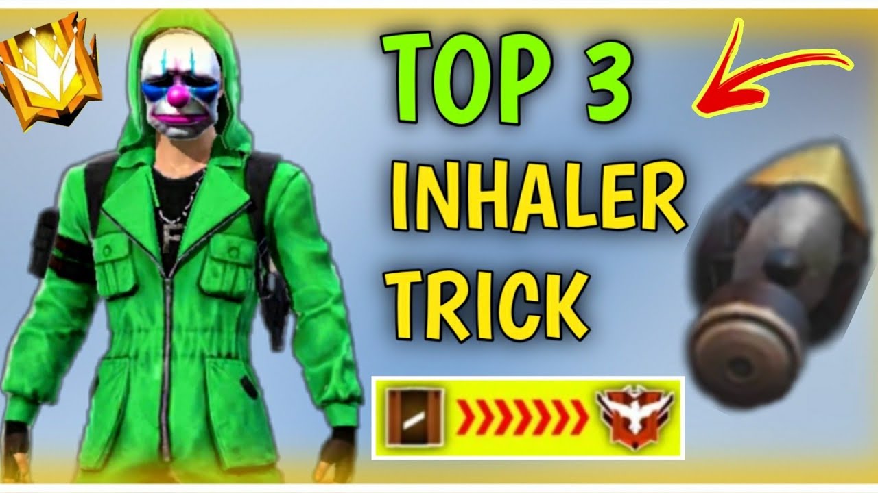 FREE FIRE- HOW TO USE INHALER😳🔥TIPS & TRICKS THAT WILL ...