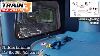 German Signalling: Shunting Signals and Switch Indicators on the Niddertalbahn (TSW | tutorial)