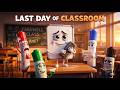 “Last Day of Whiteboard 💔 Emotional Story of Markers | Pixar Style Animation”