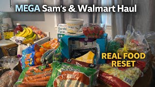 I Changed How My Family Eats | MEGA Sam's Cub and Wal-Mart HEALTHY Grocery Haul
