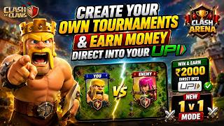 Host Your Own CoC Tournaments & Earn Real Cash! 💸 Direct UPI Withdrawal! screenshot 5