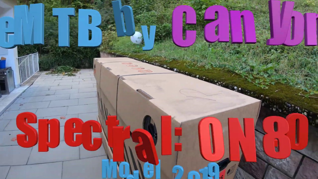 eMTB - Spectral:ON 8 by Canyon - unboxing review первые впечатления от еМТБ