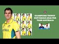 Champions Trophy  2025 Squad Analysis team Australia|Pdoggspeaks