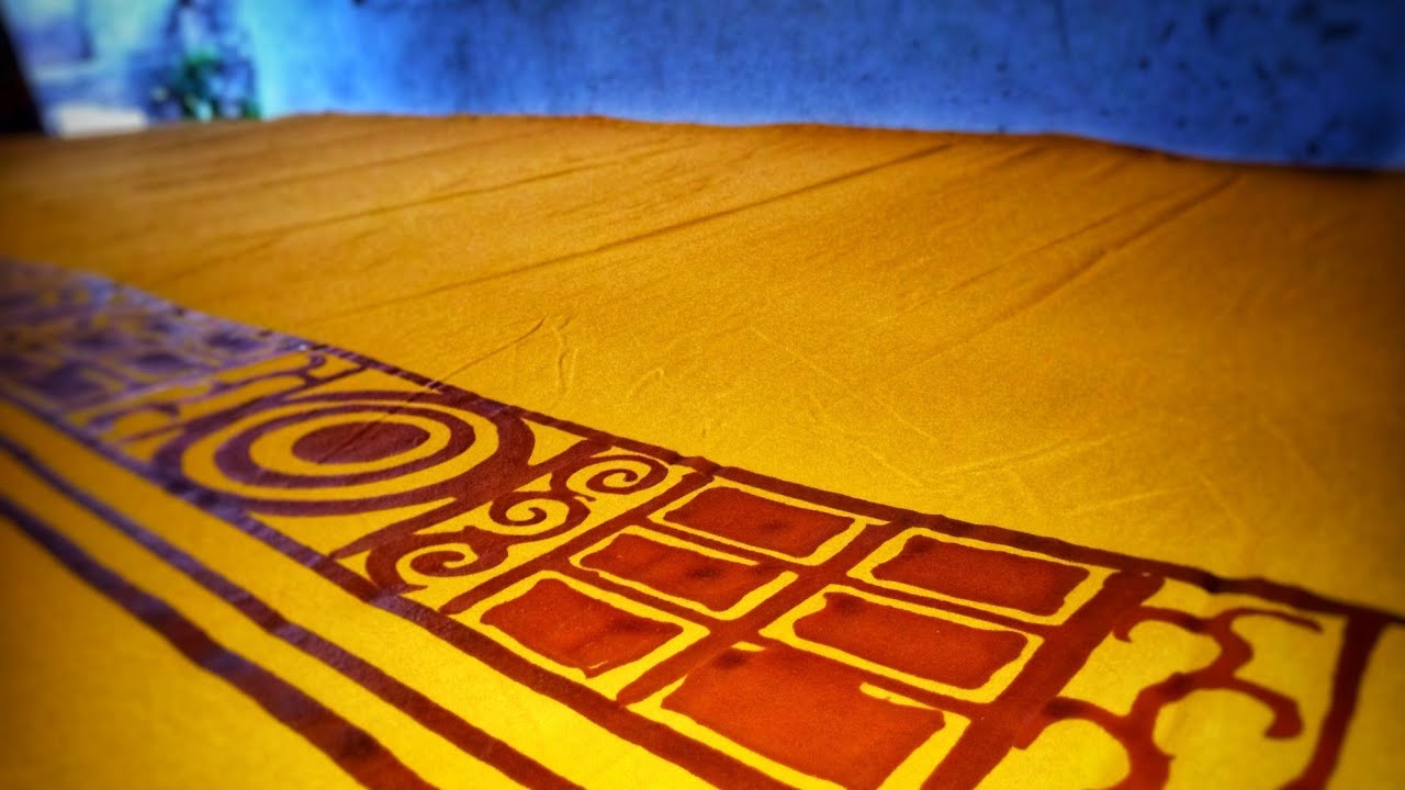 Bathik sarong waxing video in sri lanka YouTube