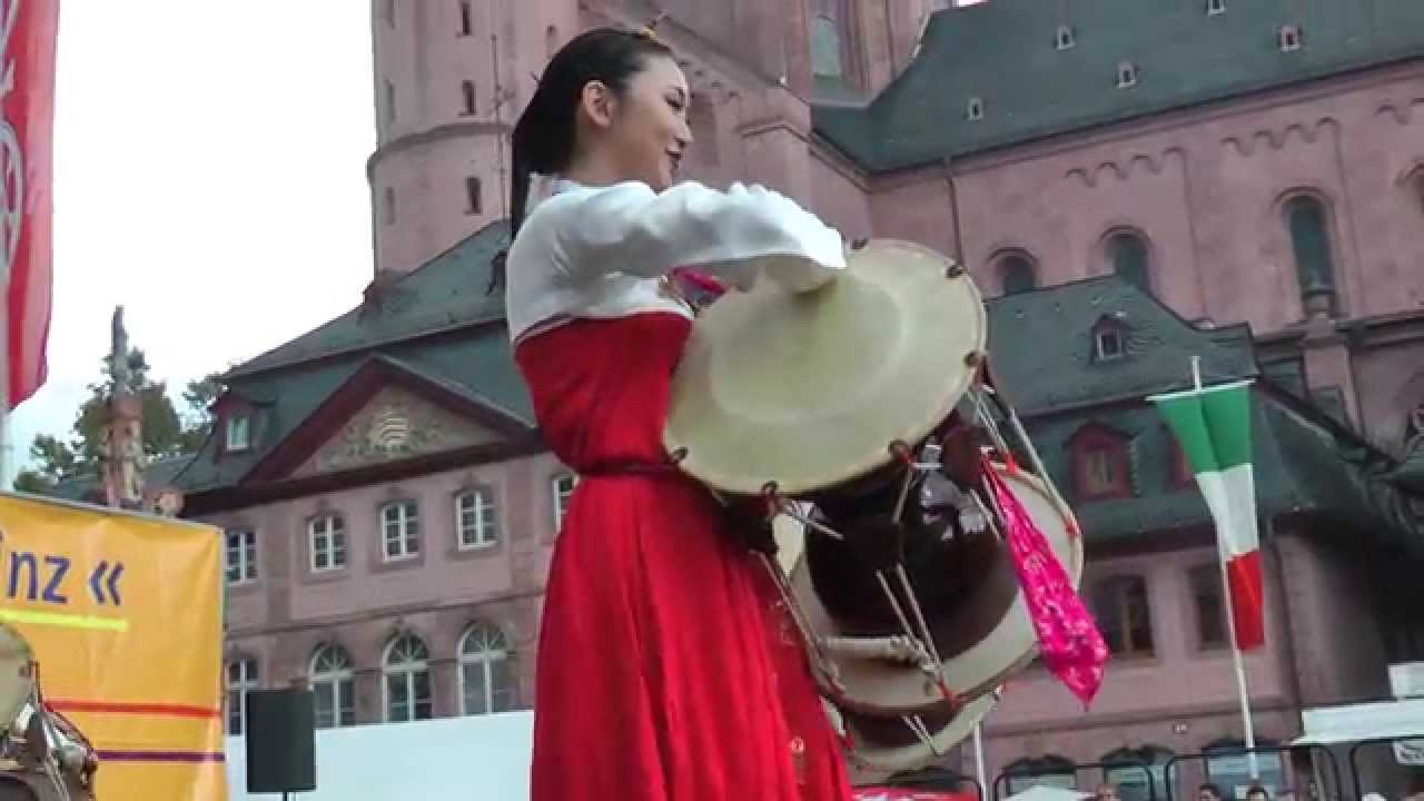 Interkulturelles Fest Mainz 2014 - Koreanischer Trommeltanz