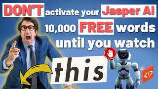 Jasper AI FREE Trial Booster - How to use your free 10,000 words screenshot 3