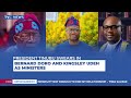 President Tinubu Swears In Bernard Doro And Kingsley Udeh As Ministers