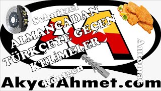 Almancadan Türkçeye Geçen Kelimeler