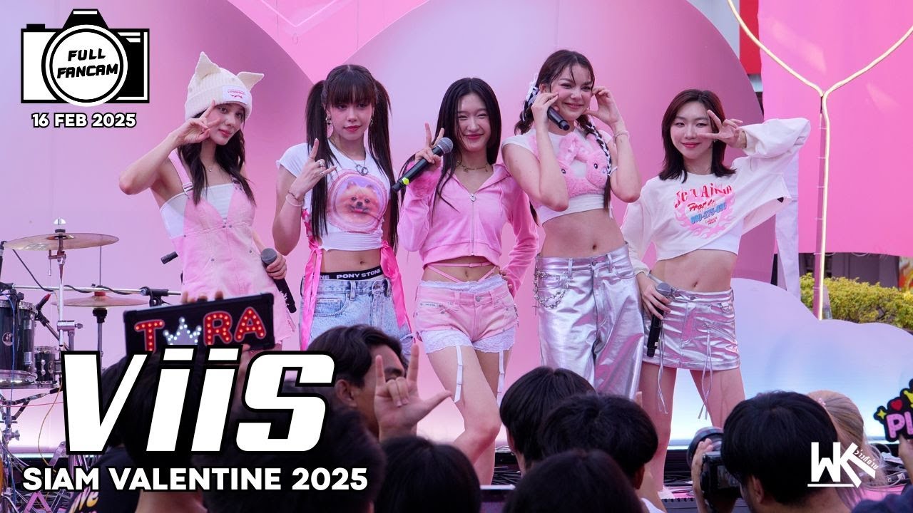 Full Fancam VIIS Siam Valentine 2025 | 16 FEB 2025 | @ SIAM SQUARE