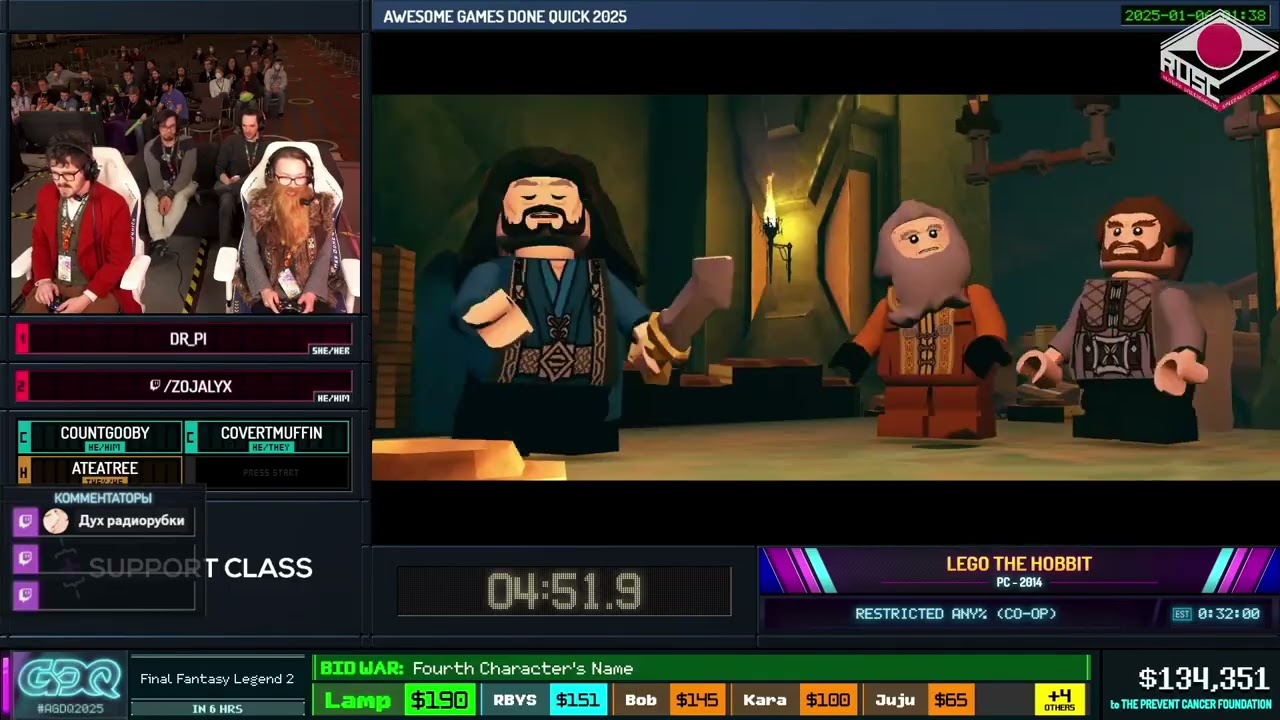 [RU] LEGO The Hobbit [Restricted Any% (Co-op)] от @Dr_Pi, @Zojalyx - 