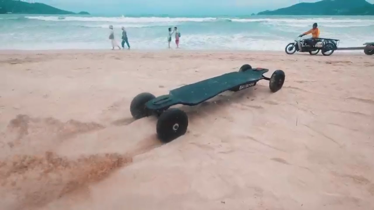 AllTerrain Electric Skateboard Hub motors better than belt drive for offroading? YouTube