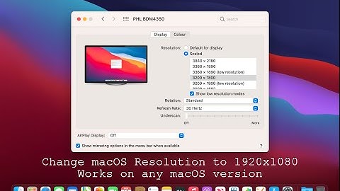 Change macOS Resolution | ft. @Tee Vee | 4K |