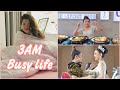 [ENG] My Busy Day : Wake up at 3AM, Working, Studying and Filming | Sreynea ស្រីនា