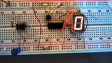 Contador de 1 Dígito con 555 y 4026