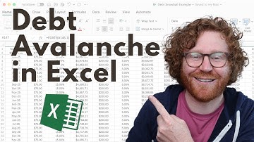 How to Create a Debt Avalanche Spreadsheet in Excel (Step-by-Step Tutorial)
