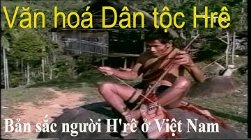 Văn hóa Dân tộc Hrê - Đặc trưng Văn hoá người H