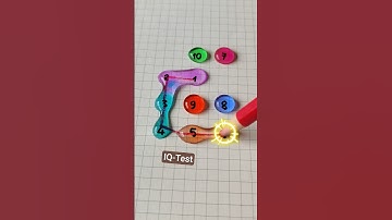 Nối các giọt nước từ 1 đến 10 #iqtest #quiz #games #shorts