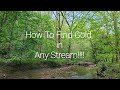 How To Find Gold In Any Stream!!! If There's Gold, You're Gonna Find It!