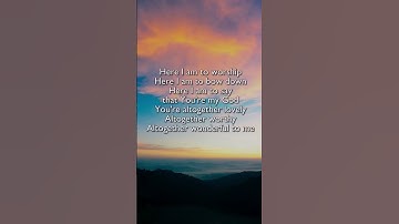 Thumbnail of Here I am to worship #hillsongworship #praise #worship #gospel #christiansongs #worshipsongs #lyrics