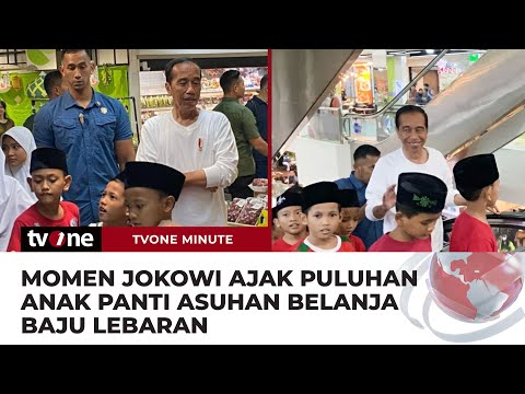 Jelang Lebaran, Jokowi Ajak Anak Panti Asuhan Belanja Baju Baru 