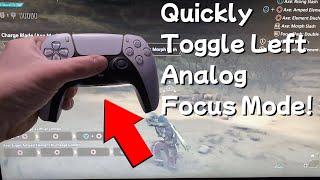 How To Quickly Toggle Aim Focus Mode With The Left Analog Stick! Monster Hunter Wilds Guide