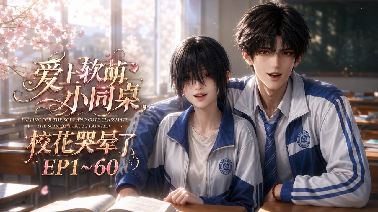 【MULTI SUB】《爱上软萌小同桌,校花哭晕了》第1~60集 #漫剧#甜宠