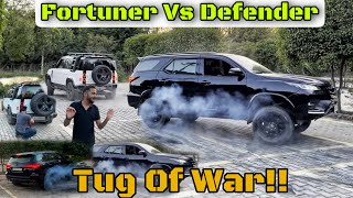 Surprising Results Of Fortuner Vs Defender TUG of WAR 😱| ExploreTheUnseen2.0