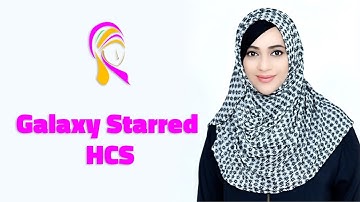 GALAXY STRRED HCS / DOUBLE LOOP HIJAB | HIJABEAZE BY UROOJ