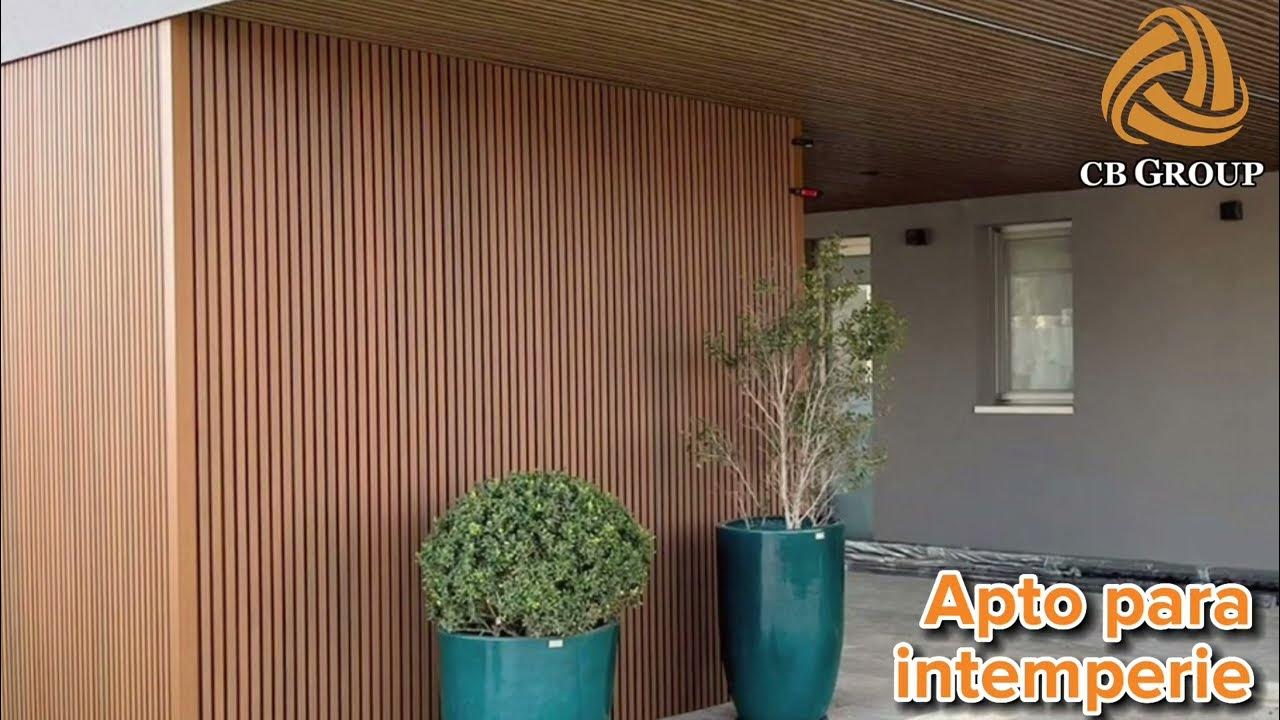 ▷ PANEL PARED EXTERIOR: ⭐️Madera composite