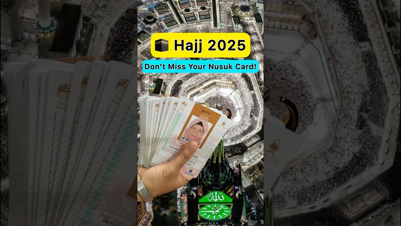 Nusuk card for domestic pilgrim Hajj 2025 