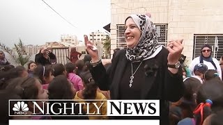 This Principal Is Helping Syrian Refugee Girls, One Chair At A Time Nbc Nightly News