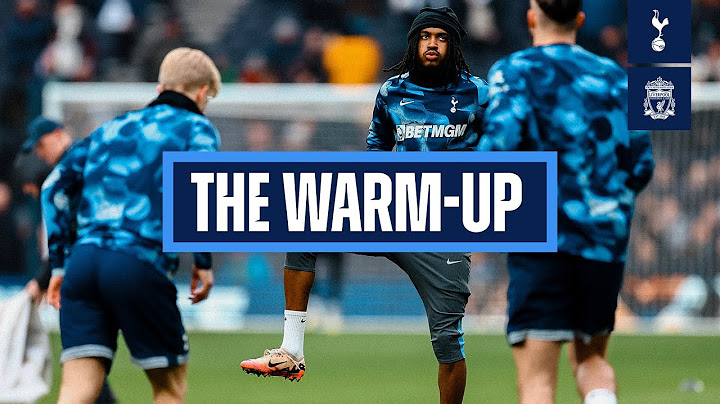Tottenham Hotspur v Liverpool | THE WARM-UP | Carabao Cup Semi-Final