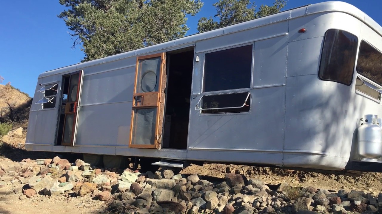 1954 Spartan Mansion Trailer in Natural Habitat (High Desert). Extremely original