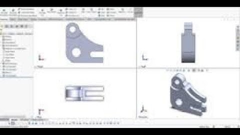 Solidworks tutorial: Toggle Lever