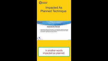 Impacted As planned Delay Analysis Technique for EOT Claim