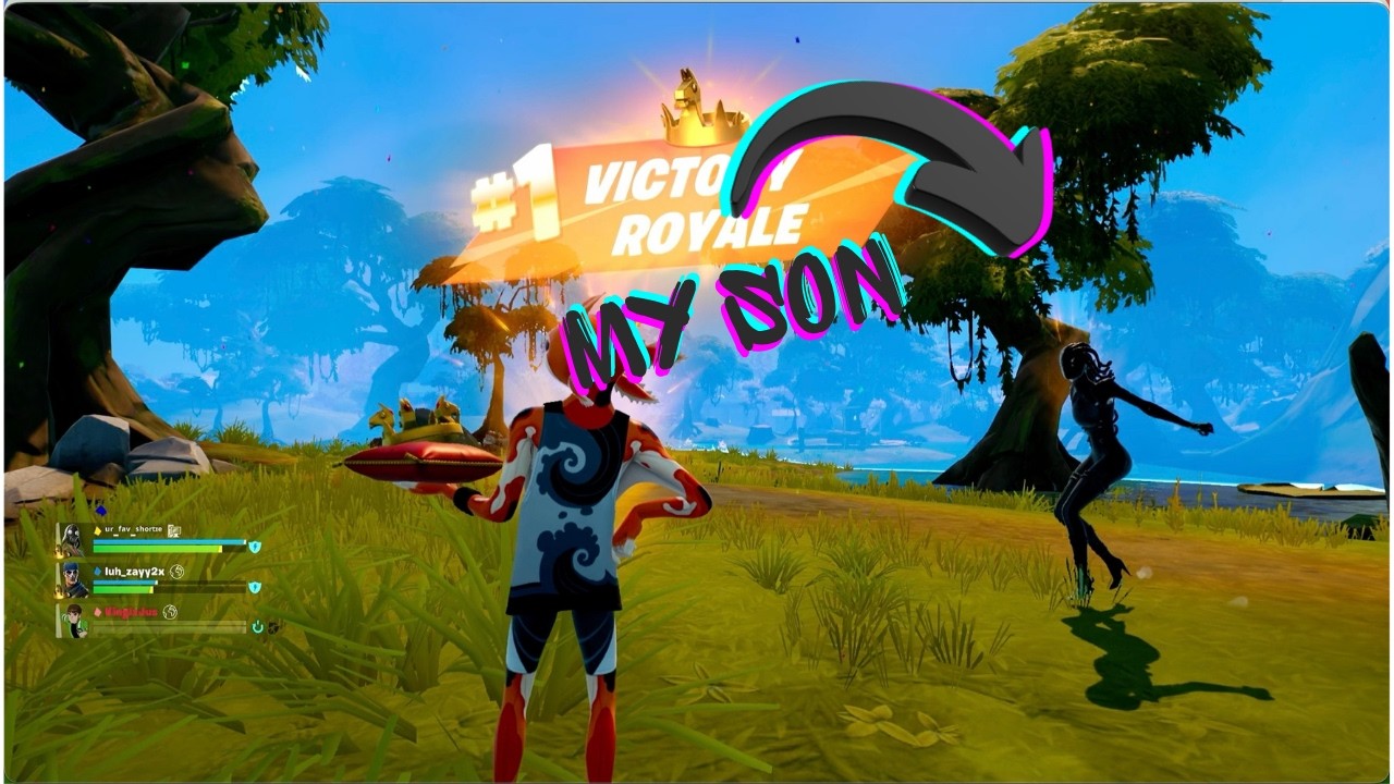 Crown Win with my Son in Fortnite Reload (and a Secret Vault ...