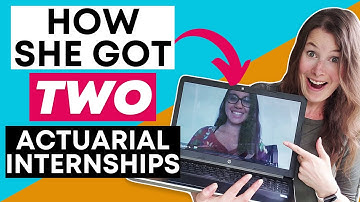Actuarial Internship Success! [Real interview questions revealed]