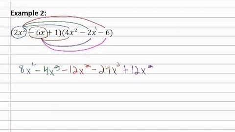 9.4e : Multiply Trinomials