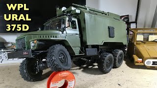 WPL B36 URAL 375D with new, scale rear bumper & lights, Ackermann steering and best RC sound