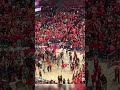 Fan collides with Caitlin Clark after Ohio State fans storms the court