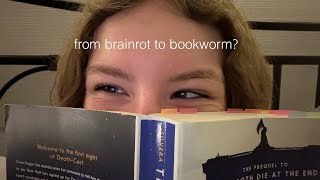 my tiktok account got banned, so i got back into reading